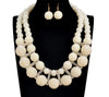 Multi layered African-Nigerian Wedding beaded jewelry Necklace sets