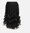 20 inches long Curly Crotchet Box Braids crochet Braids Extension Hair