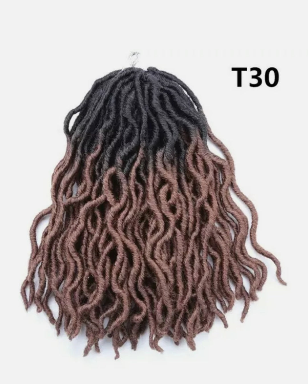 12 inches curly Faux Locs Crochet braids-crotchet Marley dred locs hair extensions