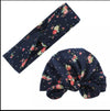 2Pc Mum and daughter stretch matching headband/Turban hats