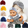 Baby girl Kids Velvet Newborn headband/Turban hats