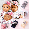 3D flower Baby girl Kids Newborn headband/Turban hats