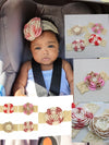 3D flower Baby girl Kids Newborn headband/Turban hats